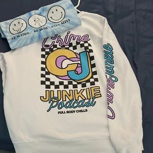 Crime Junkie Podcast shirt and sweatshirt